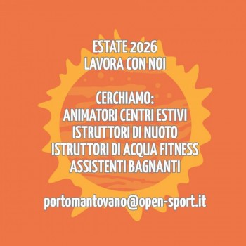Estate 2026: lavora con noi